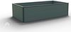 GFP HALFSIZE Aluminium Hochbeet - Platzsparendes & Stabiles Gartenbeet in Anthrazit - 150 x 77 x 39 cm - Ideales halbhohes Modell für Familien-Gartenspaß Bild 2