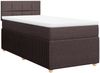 vidaXL Boxspringbett mit Matratze Dunkelbraun 100x200 cm Stoff 3289670 Bild 3