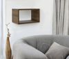 Dmora Regal Wilfred, Gestell, Wandregal, Mehrzweckregale, 44x25 h26 cm, Nussbaum Bild 2