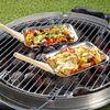 LANDMANN Grillpfännchen 2er-Set Servierpfännchen Grillschale Grillpfanne Raclette Mini-Pfanne BBQ Bambusschaber Bild 4
