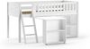 Vipack 'SCOTT' Spielbett mit Schreibtisch und Regal, weiß, 90 x 200 cm Bild 3