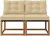 vidaXL 2 Stück Outdoor Mittelsofa 900608 Bild 4