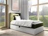 Boxspringbett 'Gladino Junior 1' grün 100x200 cm Links Bild 2