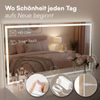 Bellamio 'Livny' Schminkspiegel mit LED-Beleuchtung, dimmbar, mit 3 einstellbaren Lichtfarben, weiß, 110x70 cm, inkl. Touch-Screen (mit Wandbefestigung) Bild 2