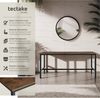tectake Bank 2er Set Sitzbank, Industrial Style Bild 2
