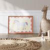 Poster Kinderzimmer Pferd · Lila Pony mit Punkten · Niedliches Tierposter für Mädchenzimmer & Babyzimmer · Skandi Deko · Print ohne Rahmen - 50x70cm Bild 5