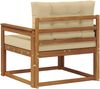 vidaXL Outdoor Mittelsofa Natur 3436260 Bild 5