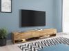 TV-Lowboard Jumbo 180 (Farbe: Wotan, mit RGB LED Beleuchtung) Bild 2