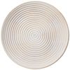 MAGIC by Inge Dekoteller, Dekoteller 35cm Holz mit Spiral Muster - Natur / Weiß Bild 2
