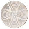 MAGIC by Inge Dekoteller, Dekoteller 35cm Holz mit Spiral Muster - Natur / Weiß Bild 4