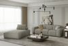 Chaiselongue Sezlong Liege CELES in Stoff Scala Lichtgrau Bild 3