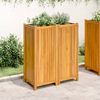 vidaXL Pflanzkübel mit Einlage 84x42x100 cm Massivholz Akazie 366439 Bild 3