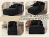 BlingBin Loungesofa Modernes Chaiselongue Sofa Chaiselongue-Sofa aus Cord, ohne Montage mit Taschenfederkern & Schaumstoffpolsterung 1 Teile, stilvolles 1-Sitzer-Liegesofa für Wohnzimmer, Büro oder Apartment Bild 3