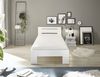 Bett >Cannes< in Weiß - 95x71x204cm (BxHxT) Bild 4
