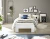 Bett >Cannes< in Weiß - 95x71x204cm (BxHxT) Bild 3