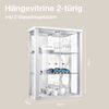 K-Möbel Hängevitrine C1013 (Glasvitrine (80x60x25 cm) mit 2 Glastüren) Bild 3
