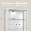 K-Möbel Hängevitrine C1013 (Glasvitrine (80x60x25 cm) mit 2 Glastüren) Bild 5