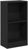vidaXL Bücherregal Schwarz Eichen-Optik 40x24x76 cm Holzwerkstoff 862000 Bild 2
