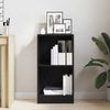 vidaXL Bücherregal Schwarz Eichen-Optik 40x24x76 cm Holzwerkstoff 862000 Bild 3
