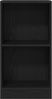 vidaXL Bücherregal Schwarz Eichen-Optik 40x24x76 cm Holzwerkstoff 862000 Bild 4