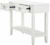 Dmora Konsolentisch Bakar, Tisch, Eingangskonsole, Regal, 110x40 h82 cm, Weiß Bild 5