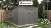 Vente-unique - FOLCO Gartenhaus Metall Grau - B 171 cm x H 191 cm x L 251 cm Bild 2