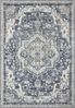 Songmics HOME Teppich, 160x230 cm, Wohnzimmerteppich, Rutschfester Teppich, traditioneller Vintage-Stil, für Wohnzimmer, Küche, Flur, Esszimmer, maschinenwaschbar, Taubengrau Bild 2