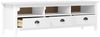 vidaXL TV-Schrank Hill Weiß 158x40x47 cm Massivholz Kiefer 288928 Bild 3