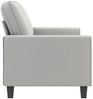 vidaXL 2-Sitzer-Sofa Hellgrau 140 cm Mikrofasergewebe 348982 Bild 4