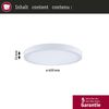 LED Panel Abia 2 White Select Dämmerungsgesteuerter Bewegungsmelder (HF) rund 400mm 16W 1400lm 2700 - 4000K Weiß Bild 5