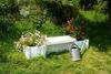 Gartenbank "Berlin", weiß Bild 5