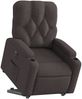 vidaXL Relaxsessel mit Aufstehhilfe Elektrisch Dunkelbraun Stoff 3204739 Bild 3