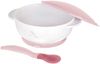 Kikkaboo Baby Essschüssel 250 ml Löffel mit Wärmesensor Warmhalteschüssel Deckel rosa Bild 3