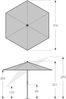 Doppler Sonnenschirm / Kurbelschirm "Active Auto Tilt 320", 320 cm Hellgrau Bild 5