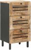 vidaXL Stauraumschränke Natur 40 x 33 x 75 cm Massivholz Mango 4018867 Bild 2