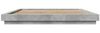 vidaXL Bettgestell mit LED Betongrau 180x200 cm Holzwerkstoff 3281080 Bild 5