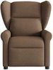 vidaXL Massagesessel Elektrisch Braun Stoff 3303368 Bild 4