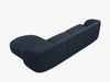 Micadoni Ecksofa Miley 4-Sitzer Rechts Boucle Baloo Dunkelblau Bild 3