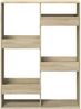 vidaXL Bücherregal 100 x 33 x 135 cm Holzwerkstoff, Sonoma-Eiche Bild 4