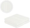 4 x Badetuch 500 g/m² 100 x 150 cm Weiß Bild 2