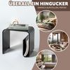 Acryl Beistelltisch mit Magazinhalter 2in1, schwarz-glänzend Bild 5