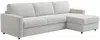 Vente-unique - MILAVO Sofa Stoff Beige - B 160 cm x H 90 cm x L 284 cm Bild 5