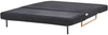 Schlafsofa 3-Sitzer JERSLEV Stoff Schwarz Bild 5
