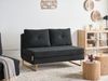 Schlafsofa 3-Sitzer JERSLEV Stoff Schwarz Bild 3