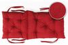 sunnypillow Bankauflage Bankauflage Stuhlkissen viele Farben und Größen zur Auswahl, 50x50x50cm rot Bild 4