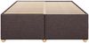 Doppelbett, Bettgestell Modernen ohne Matratze Dunkelbraun 160x200 cm Stoff d2139e Bild 4
