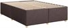 Doppelbett, Bettgestell Modernen ohne Matratze Dunkelbraun 160x200 cm Stoff d2139e Bild 3