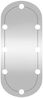 Wandspiegel, Badspiegel mit LED-Leuchten 35x80 cm Glas Oval de6982 Bild 5