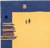 Moderner Teppich - 240 x 160 cm - gold Bild 3