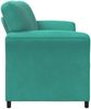 vidaXL 2-Sitzer Sofa Türkis 138 x 83 x 95 cm Samt 42033949 Bild 4